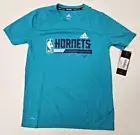 Charlotte Hornets NBA adidas Teal Climalite Short Sleeve Shirt XL