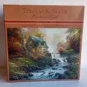 Thomas Kinkade Puzzle 1000 Pieces Cobblestone Mill 2003 Ceaco