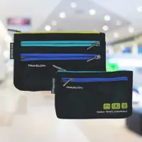 在飛比找momo購物網優惠-【Travelon】防盜證件包2件 黑(卡片夾 識別證夾 名