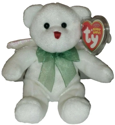 Ty Beanie Baby - HARK the White Angel Bear (6.5 Inch) MWMTs Plush Stuffed Toy