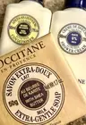 L'Occitane 3 Piece Travel Set. Conditioner, Body Shower Cream and Soap.