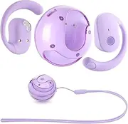 Wireless Bluetooth Sports Earphones, Bluetooth 5.4 Earphones with 3D Stereo Noise Reduction, IP7 Waterproof Portable Touch Control Earphones with Drawstring, Running/Gym/iOS/Android (Purple)