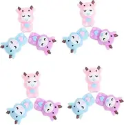 Gogogmee 12pcs Animal Pencil Tip Covers Silicone Extender Hats for Boys and Girls