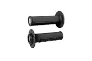 ODI ATV V2.1 Half-Waffle Lock-On Grips - Black/Black