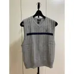 NAUTICA VINTAGE WOOL GILET SWEATER