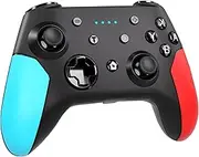 LTZEMOO for Switch Controller, Wireless Pro Controller Compatible with Nintendo Switch/Switch Lite/Switch OLED/PC Controller for Switch with Wake-up, Turbo Vibration