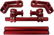 XDF CNC Motorcycle Handlebar 7/8" Adjustable Steering Removable Handle Bar System For 125cc Pit Bike Dirt Bike Motocross scooter Pit Dirt Bike ATV Quad(Color : Red)