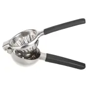 Stainless Steel Lemon Squeezer–Large Manual Citrus Juicer, Non-Slip Grip