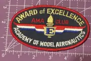 Academy of Model Aeronautics AMA Club Award of Excellence Patch