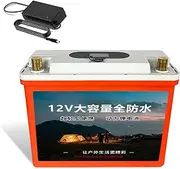 HJGHY 12V 20Ah 30Ah 40Ah 50Ah 80Ah Rechargeable Lithium Battery Deep Cycle Batteries for Camping Travel RV Trip Home Outage Emergency Lights,12v 40ah