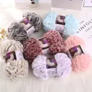 Faux Fur Mink Wool Yarns Hand Knitting Sweater Hat Soft Fleece Blend Yarn 50g