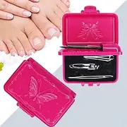 INAAYA Nail Cleaning Tools Kit For Home/Manicure Pedicure Care Tools Kit For Feet/Easy To Carry Box Manicure Set For Women And Men Pack Of 1