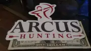 ARCUS Hunting Bowhunting Archery Outdoor Vinyl Decal Sticker Shot Show