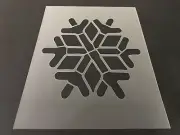 Snow Flake #22 Stencil 10mm or 7mm Thick, Christmas, Santa, Snow Flake, Holiday