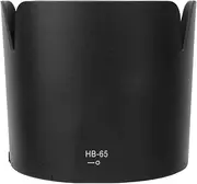 Lens Hood HB-65 Mount for Nikon AF-S 80-400mm F/4.5-5.6 Lenses Avoid Unwanted Light Mounting Design Night Photography Backlight Black Plastic