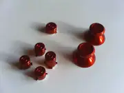 New RED Metal Aluminum Alloy ABXY Guide Thumbstick Bullet Xbox One Controller