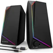 Computer Speakers, USB/USB-C Powered PC Speakers with Loud Stereo Sound, Head...