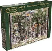 Falcon de luxe, 1000 piece jigsaw. The Adventures of Robin Hood, Albert Lorenz