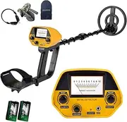 Metal Detector for Adults and Kids, Adjustable Pole Coil Waterproof Beach Metal Detector, from 78 to 108cm Higher Accuracy Gold Detector for Treasure Hunting All Mentals Modes with Headphone