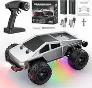 TIME4DEALS 1/16 Brushless Fast RC Cars, 60 KPH High Speed Off-Road Remote Control Truck, 4WD Remote Control Car for Adults and Boys with 2 Batteries