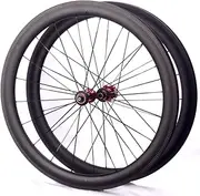 700C Carbon Fiber Wheels Road Bike Wheel Set 50mm Frame Height V-Brake Road Bicycle Wheelset