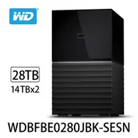 在飛比找ETMall東森購物網優惠-WD威騰 My Book Duo 28TB(14TBx2)U