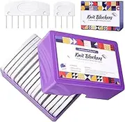 20 Pcs Knit Blocking Pins Knit, Knit Blockers Combs for Blocking, Knitting Pins Kit Knitting Tools Knitter Crochet Sewing Lace or Needlework Projects Tools Device
