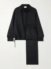 [Deiji Studios] Deiji Studios - Linen Shirt And Pants Set - Black - XXS/XS XXS/XS Black