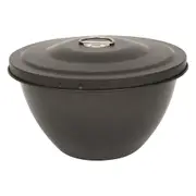 Daily Bake Non-Stick Pudding Steamer Mould/Mold w/ Lid Bakeware 2L Black