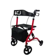 Rollator Walkers for Seniors with Seat,8" Front Wheel,Foldable Rollator Walke...