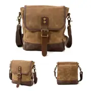 Mens Medieval Crossbody Canvas Shoulder Bag Messenger Package Outdoor Travel Bag