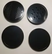 Set of 4 Magic Bullet Parts- 2 Lids, 1 Shaker & 1 Steamer Top