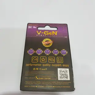 Micro SD VGEN 16GB 10 級 MMC V GEN 16GB 存儲卡 VGEN 卡