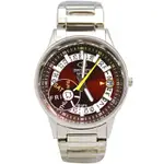 卡漫城 - SNOOPY 手錶 日期 紅 L ㊣版 女錶 日曆 不銹鋼 強化玻璃 史努比 對錶 史奴比 七折出清