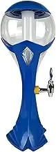 Beverage Dispenser, Beer Tower Dispenser, Drink Dispenser 3L Beer Tower Dispenser, Drink Tower, with Colorful Lights and Removable Ice Tube, Easy to Clean, Perfect for Party Bar Home(Blu)