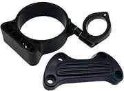 GZKJP Motorcycle Speedometer Side Mount Relocation Bracket Cover W/Handle Bar Riser Clamp for H&Arley Sportster 883 XL 2005-2015