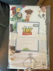 Pottery barn kids TOY STORY Disney pillowcase school Woody Buzz Lightyear Boy