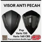 HITAM 遮陽板 VARIO 150 和 VARIO 125 LED ESP 2015 2017 VARIO 160