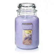 ☆☆LEMON LAVENDER☆☆LARGE YANKEE CANDLE JAR 22 oz.☆☆FREE SHIPPING