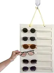 [Generic] Sunglasses Display - Multiple Glasses Storage - Space-Saving Eyewear Display, Multi-functional Home Organization for Entryway Bedroom Living Room