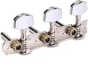 QUMIIRITY Tuning Keys for Electric Guitar Chrome Guitar Tuning Pegs 3 3 Metal for Bass