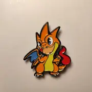 Pokemon Mega Charizard Y Enamel Pin Badge Collectible Lapel Brooch Figure