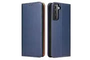 For Samsung Galaxy S21+ Plus Case Leather Flip Wallet Folio Cover Blue