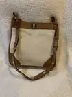 NWT Michael Kors Sullivan Large Messenger Bag Natural Denim