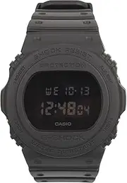 CASIO Men's G-Shock 5700 Style Digital Watch, Black/Grey Dial, Black Band