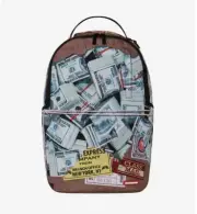 New SPRAYGROUND OVERNIGHT EXPRESS Money Shark Backpack Laptop Bag