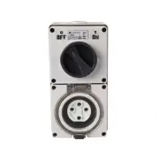 Combination Switched socket 4Pin IP66 500V 32A
