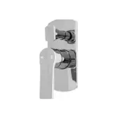 Vellano Positano Wall Mixer with Diverter Chrome
