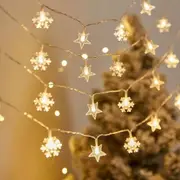 Twinkle Star String Lights Crystal Fairy Lights for Indoor Outdoor Christmas Garden Decoration-Style 3