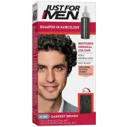 Just For Men Shampoo-In Haircolour (Darkest Brown)